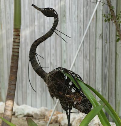 heron sculpture