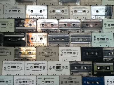 Cassettes on the Wall