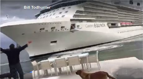 Fend Off! Cruise Ship Nearly Hits a House in Fort Lauderdale