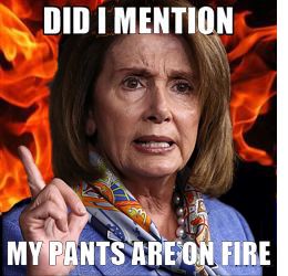 Nancy Pelosi - Pants on Fire